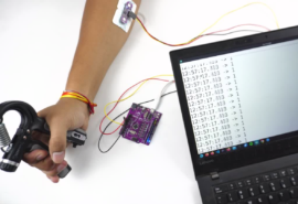 EMG muscle counter using Muscle BioAmp Patchy