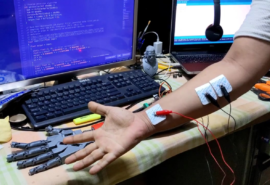 prosthetic hand control using EMG